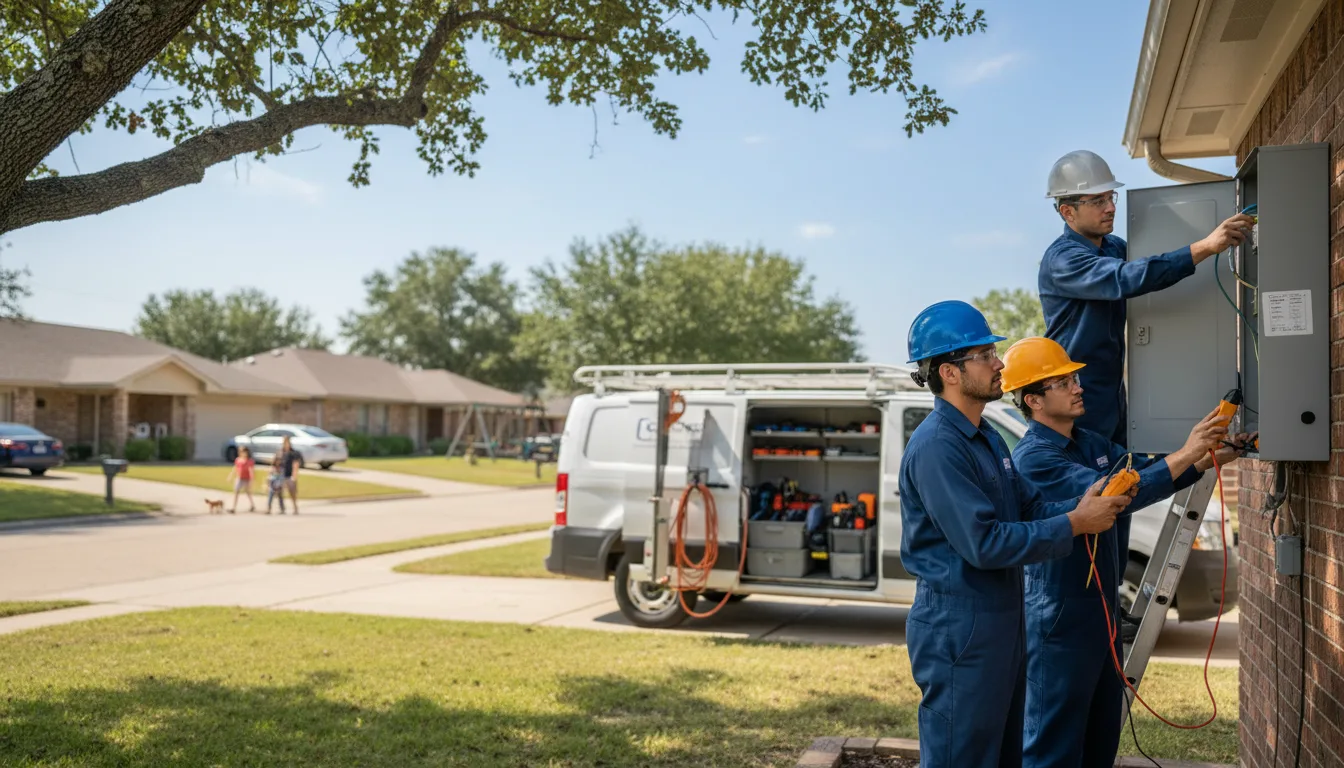 Certified electrician providing emergency electrical services in Rowan, IA